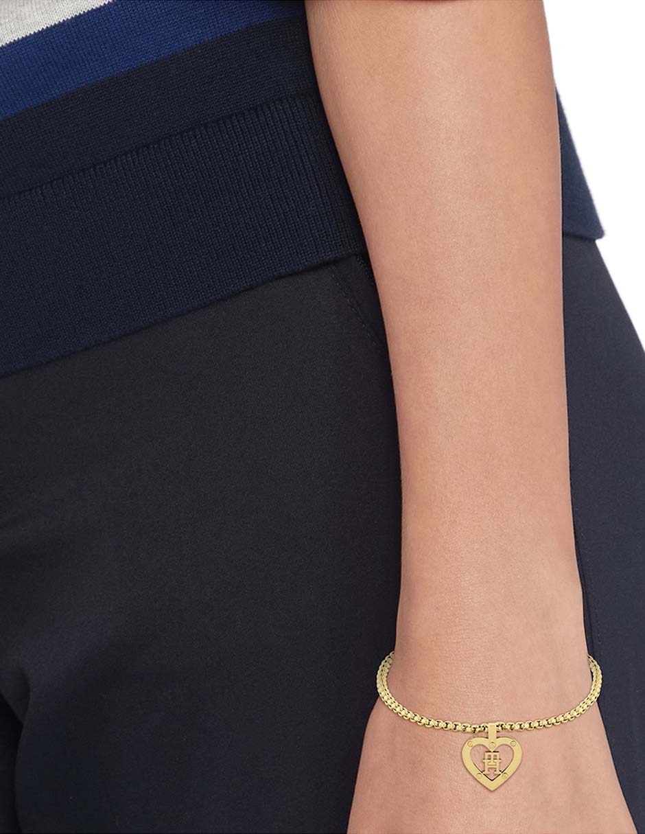 Brazalete Monogram Hearts