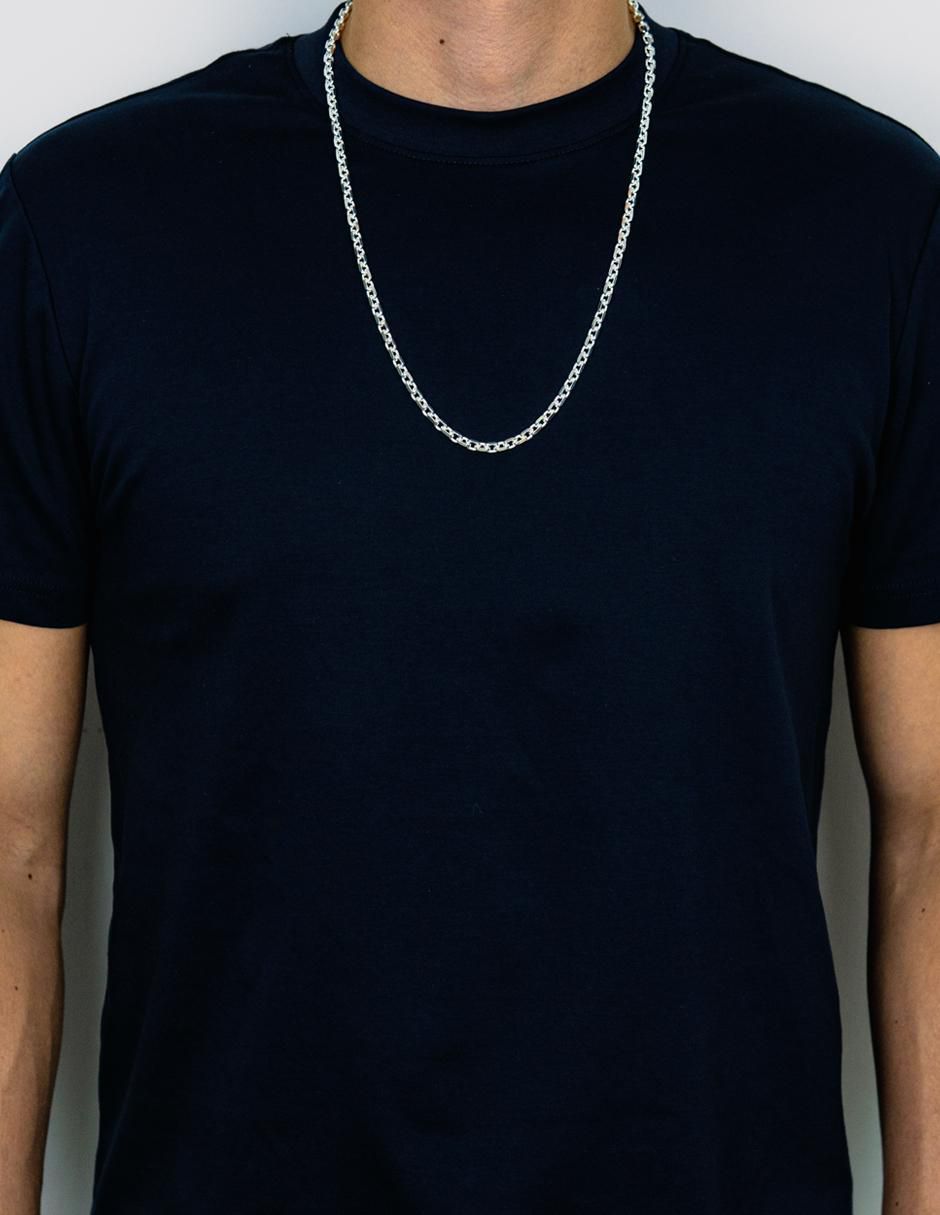 Collar rectangular de plata P 925 3