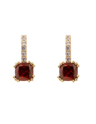 Aretes circulares con acabado pavé