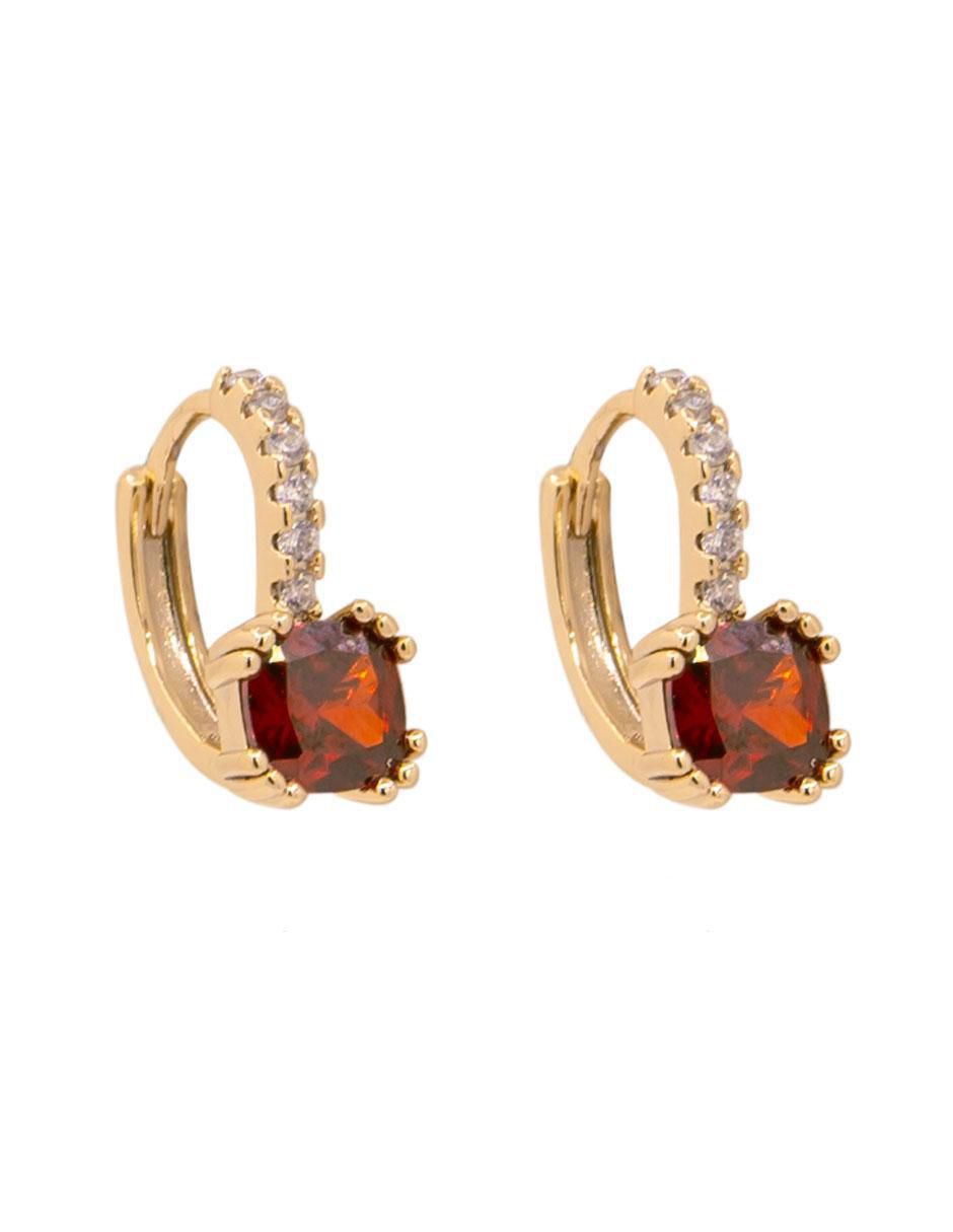 Aretes circulares con acabado pavé