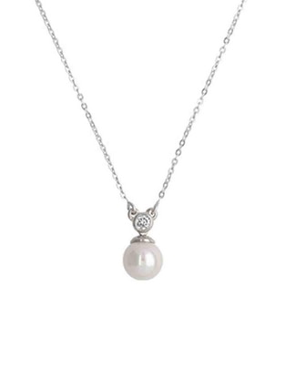 Collar circular de plata P 925