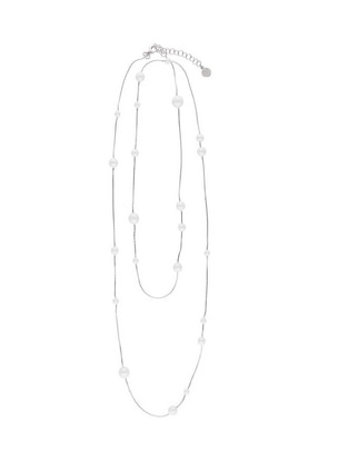 Collar circular Dangle de plata P 925 Collar circular Dangle de plata P 925