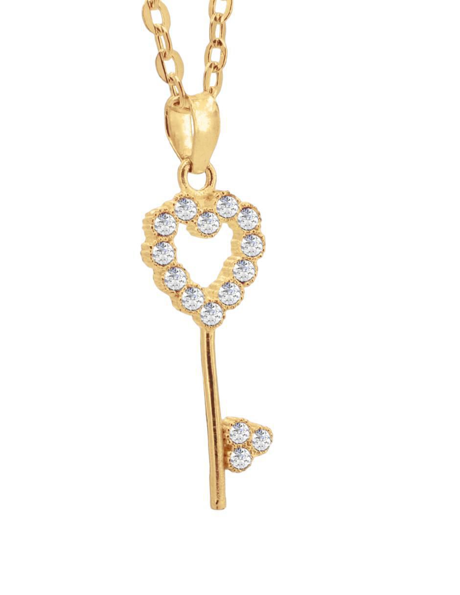 Collar de corazón Llave