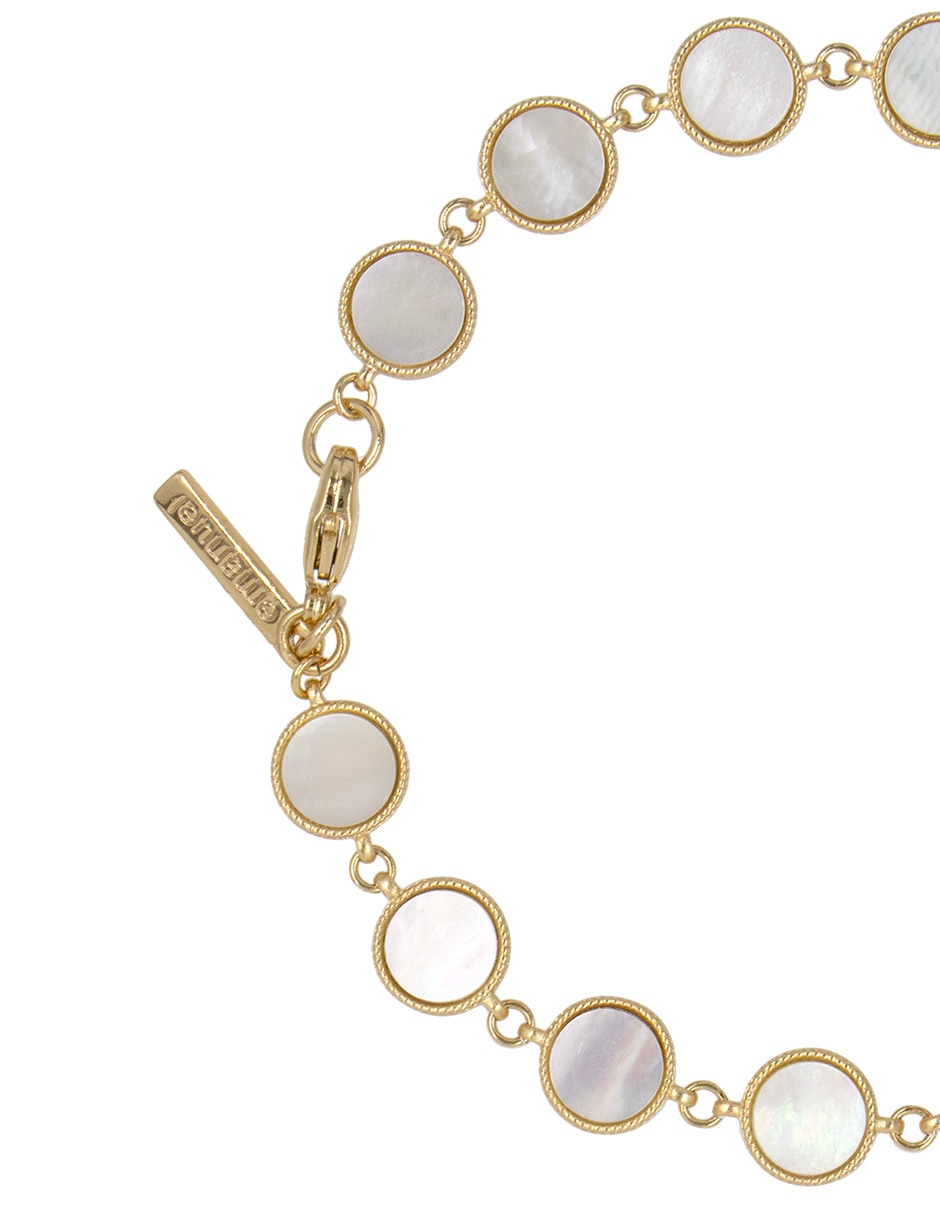 Pulsera con madre perla acabado lustre 2