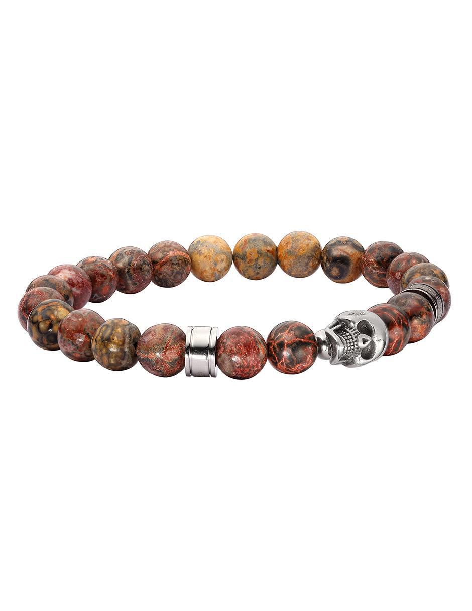 Pulsera Men Bracelet Stones acabado liso 2