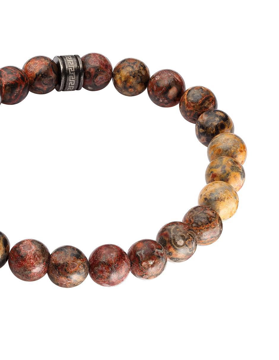 Pulsera Men Bracelet Stones acabado liso 3
