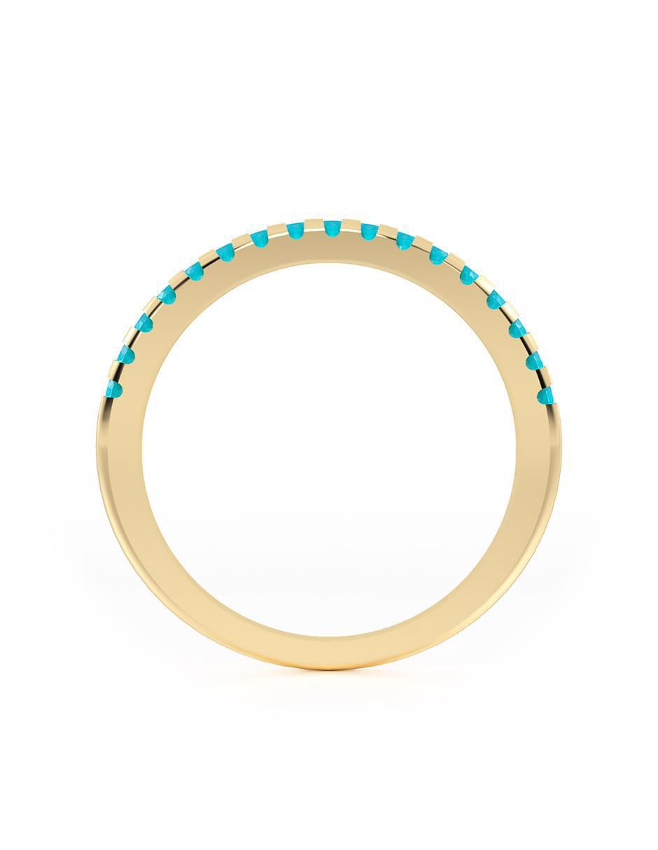Churumbela de oro 10 k zirconia 3
