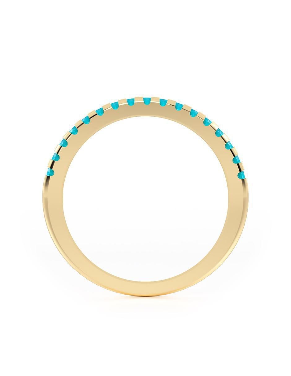 Churumbela de oro 14 k abba joyas zirconia
