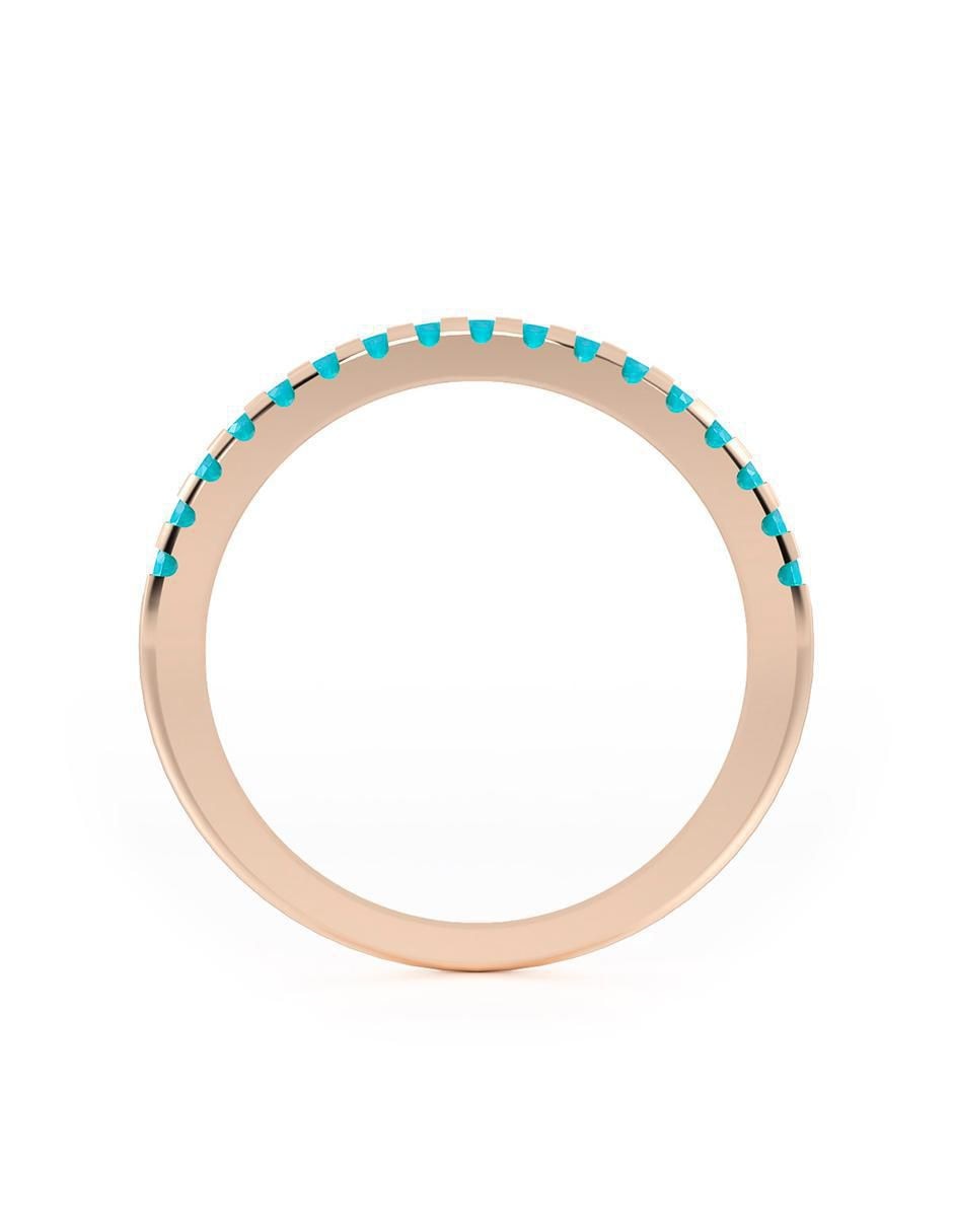 Churumbela de oro 14 k zirconia 3