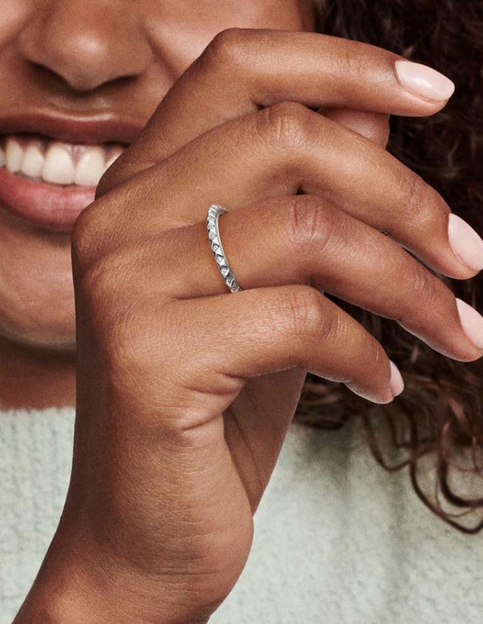 Anillo Me P 925 de plata zirconia cúbica brillante 2