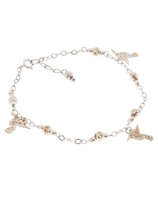 Pulsera de plata P 925 Colibrí acabado liso Pulsera de plata P 925 Colibrí acabado liso