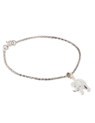 Pulsera de plata P 925 Elefante acabado liso Pulsera de plata P 925 Elefante acabado liso