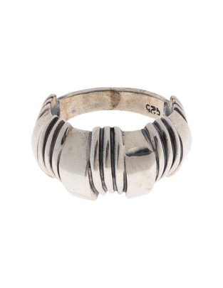 Anillo Torzal de plata brillante Anillo Torzal de plata brillante