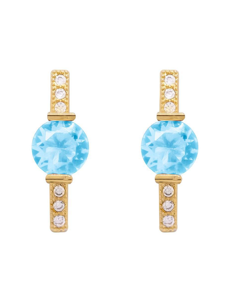 Aretes circulares con acabado pavé Aretes circulares con acabado pavé