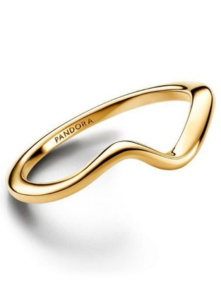 Anillo Timeless de plata P 925 con acabado baño de oro
