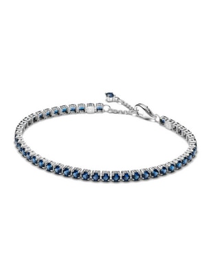 Brazalete de plata con cristal P 925 Timeless acabado brillante