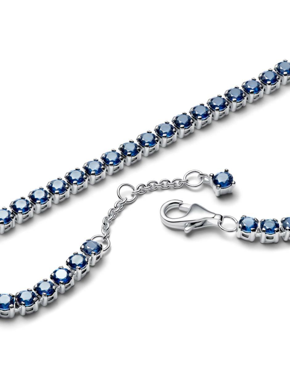 Brazalete de plata con cristal P 925 Timeless acabado brillante 3
