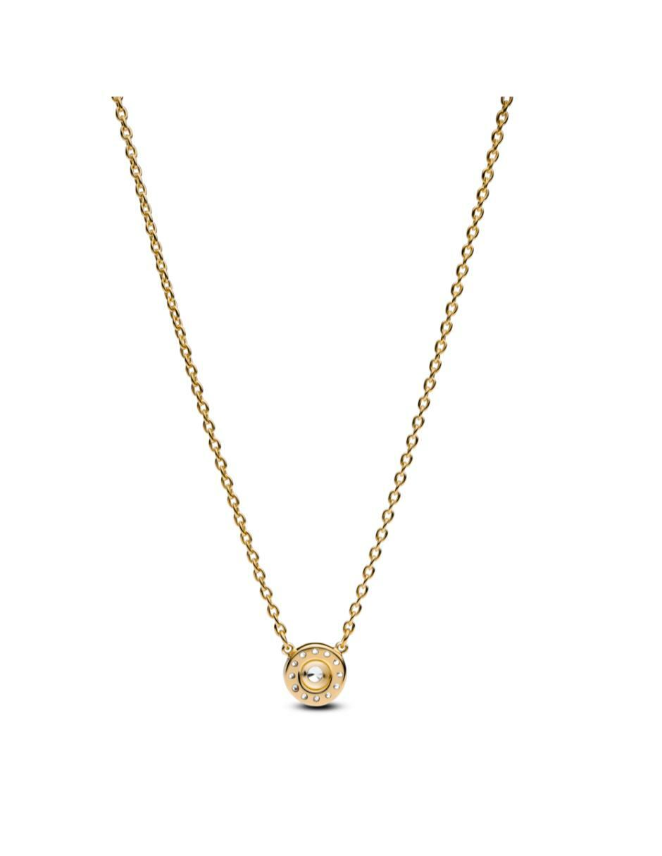 Collar de plata con acabado baño de oro P 925 4