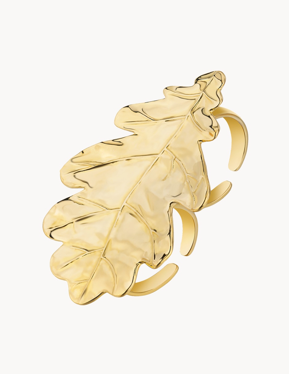 Anillo Into 18 k baño de oro
