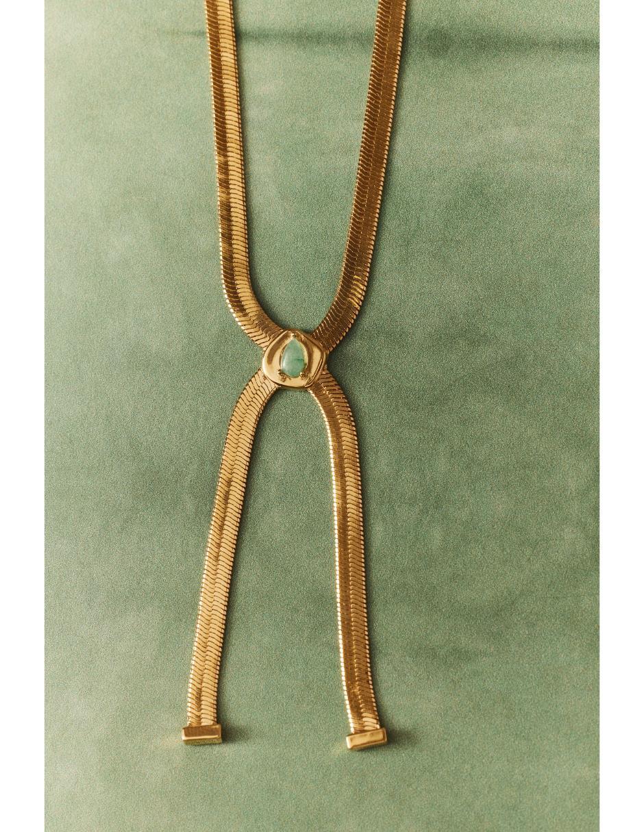 Collar Firefly con acabado baño de oro 18 K 6