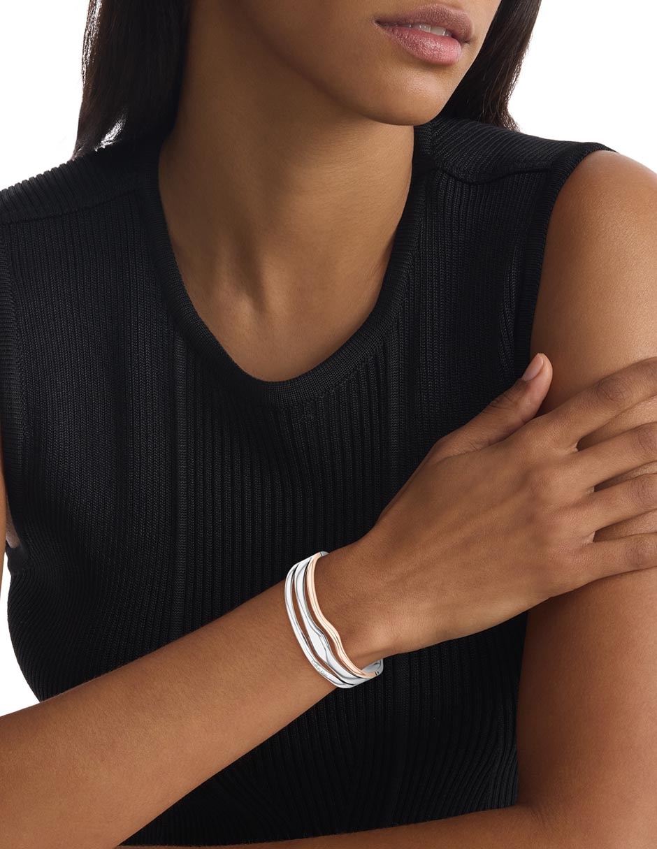 Brazalete Wavy acabado liso 3