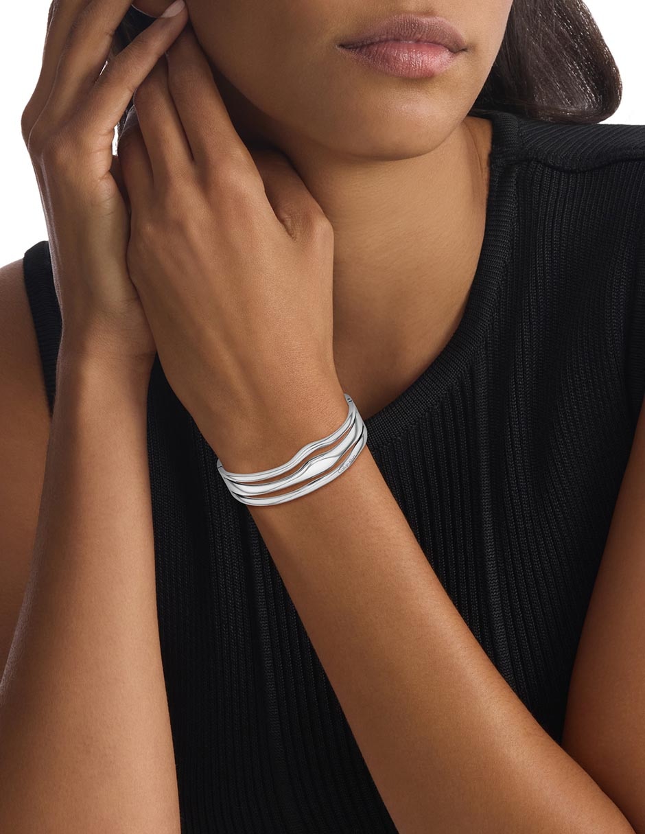 Brazalete Wavy acabado pulido 3
