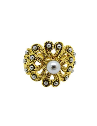 Anillo Elegance baño de oro