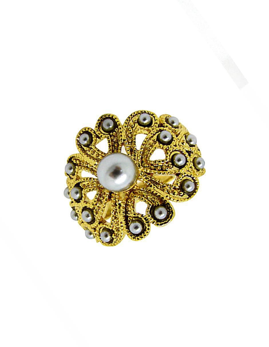 Anillo Elegance baño de oro