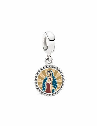 Charm Pandora Moments Virgen de Guadalupe de plata P 925