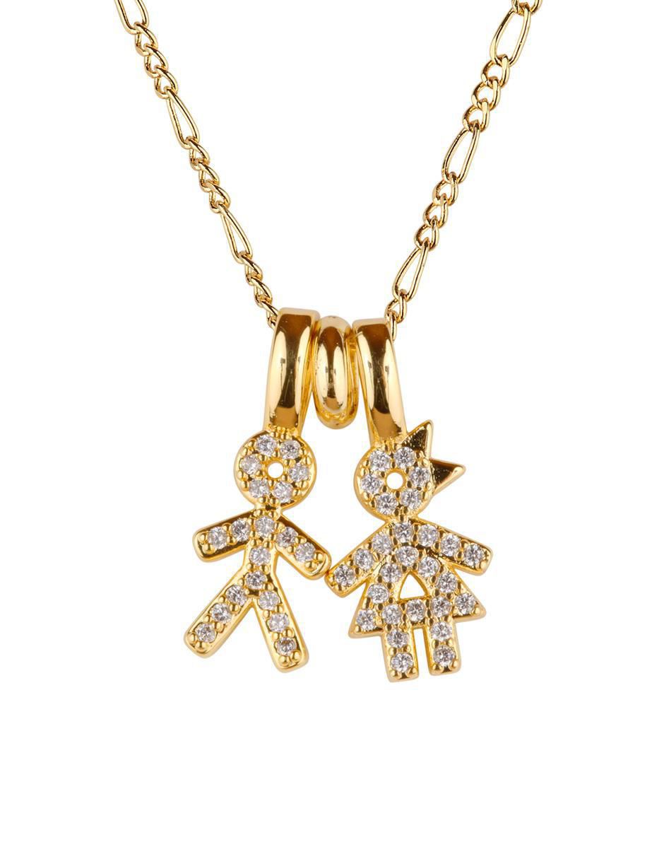 Collar niño Darcy con acabado baño de oro 14 K Collar niño Darcy con acabado baño de oro 14 K