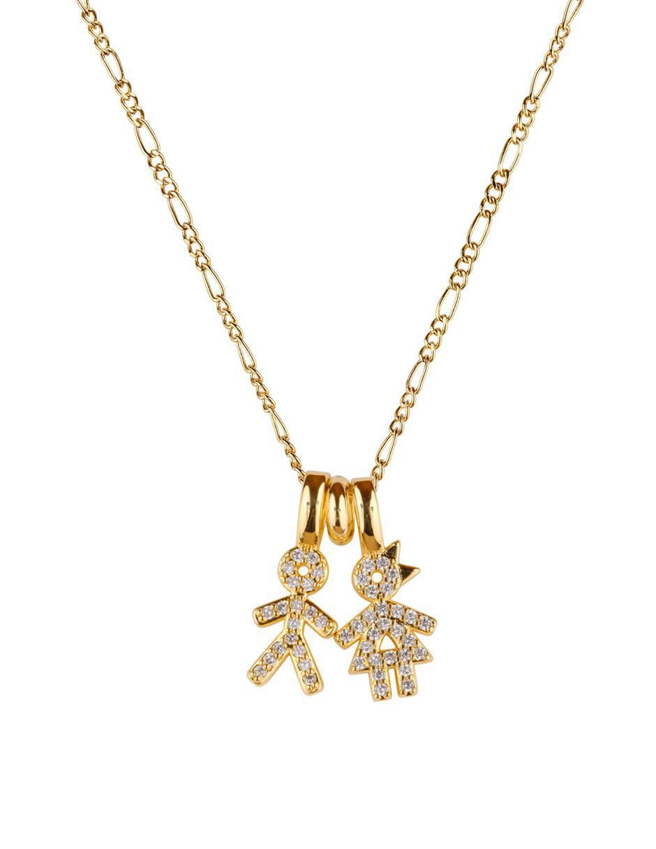 Collar niño Darcy con acabado baño de oro 14 K 2