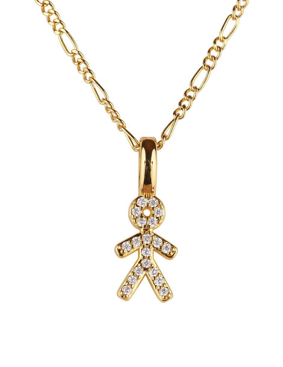 Collar niño Darcy con acabado baño de oro 14 K Collar niño Darcy con acabado baño de oro 14 K