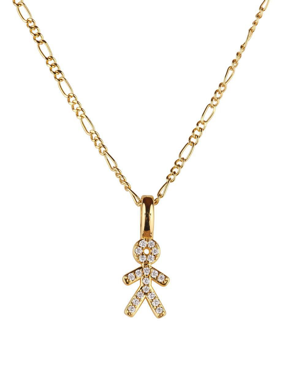 Collar niño Darcy con acabado baño de oro 14 K 2