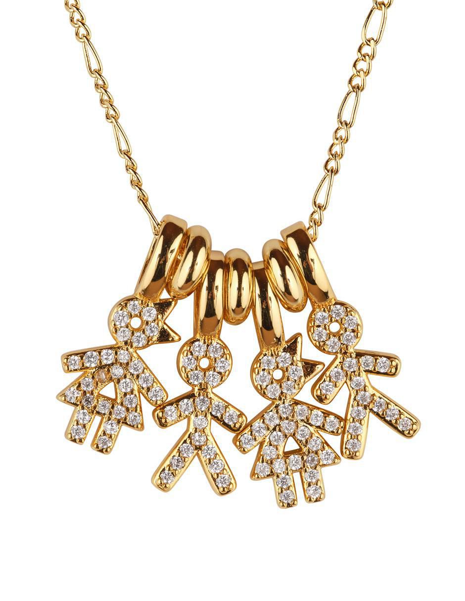 Collar niño Darcy con acabado baño de oro 14 K Collar niño Darcy con acabado baño de oro 14 K