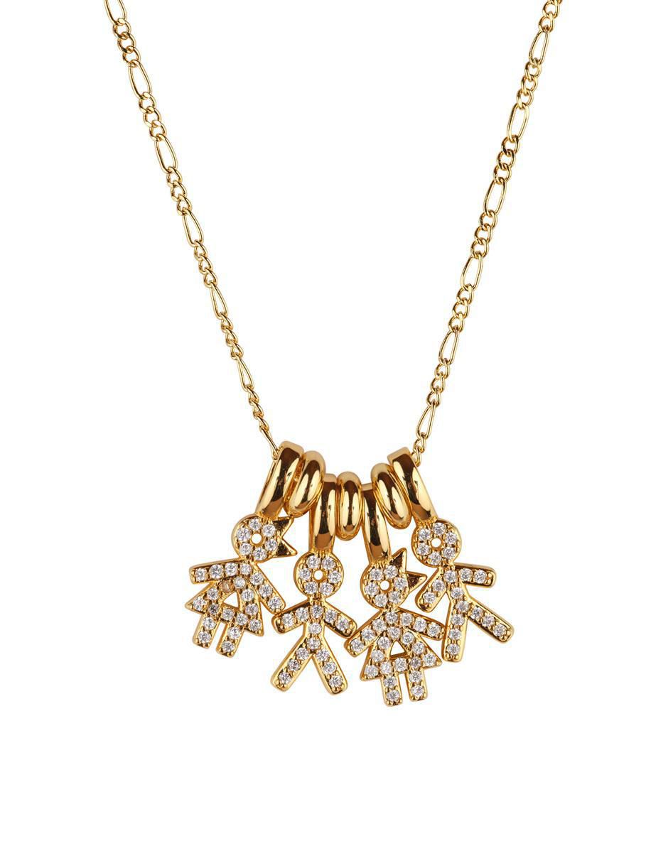 Collar niño Darcy con acabado baño de oro 14 K 2