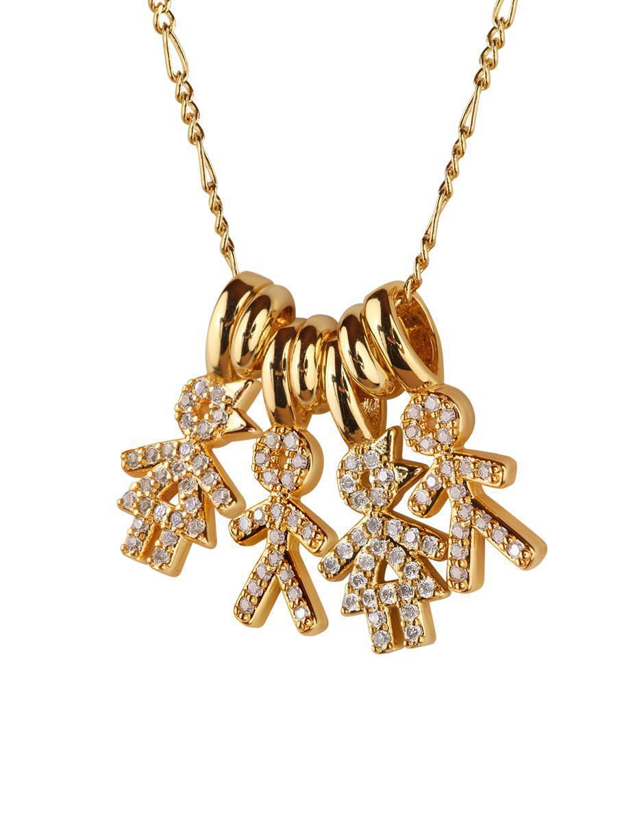 Collar niño Darcy con acabado baño de oro 14 K 3
