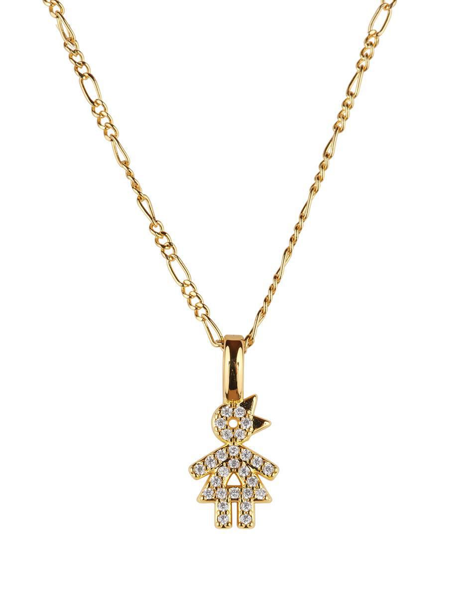 Collar niña Darcy con acabado baño de oro 14 K 2