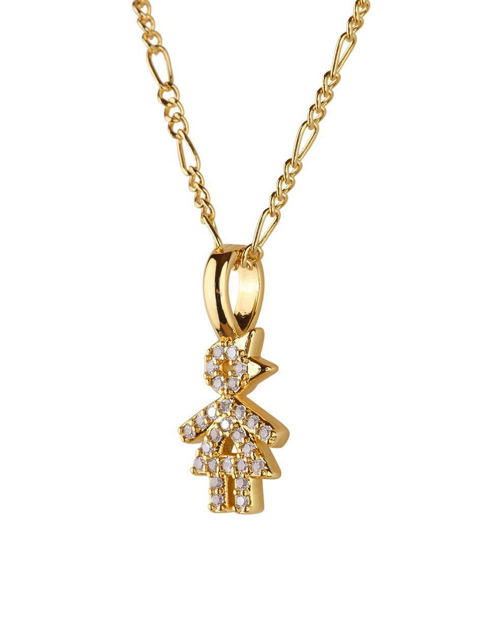 Collar niña Darcy con acabado baño de oro 14 K 3