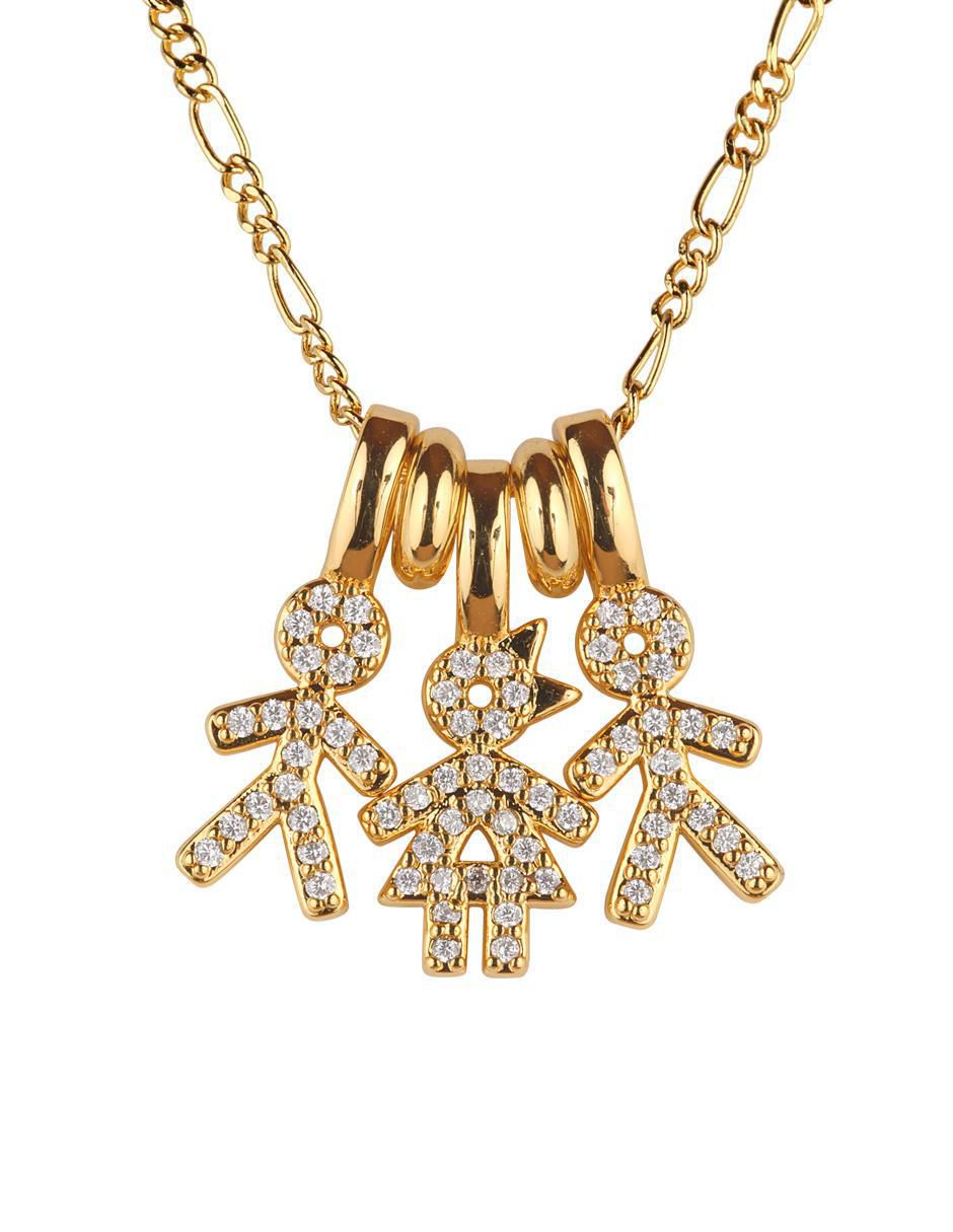 Collar niño Darcy con acabado baño de oro 14 K Collar niño Darcy con acabado baño de oro 14 K