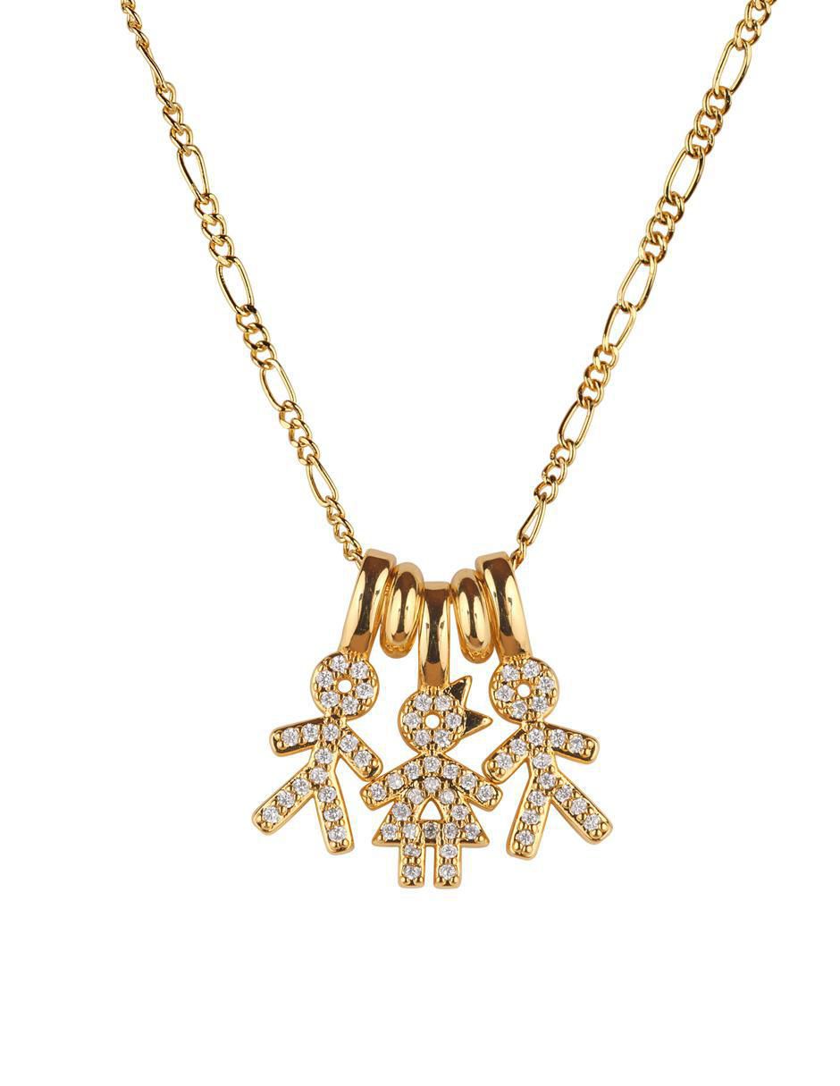 Collar niño Darcy con acabado baño de oro 14 K 2