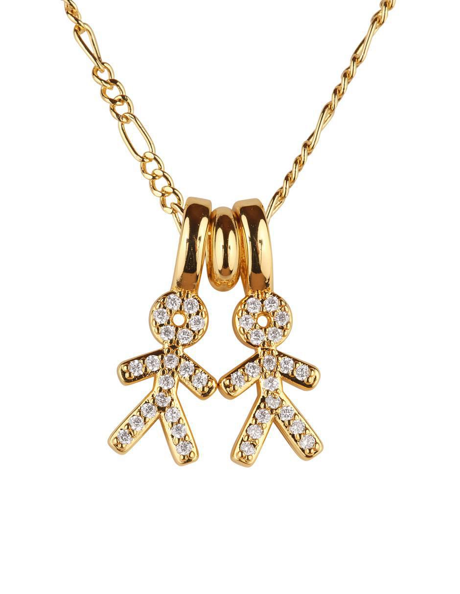 Collar niño Darcy con acabado baño de oro 14 K Collar niño Darcy con acabado baño de oro 14 K