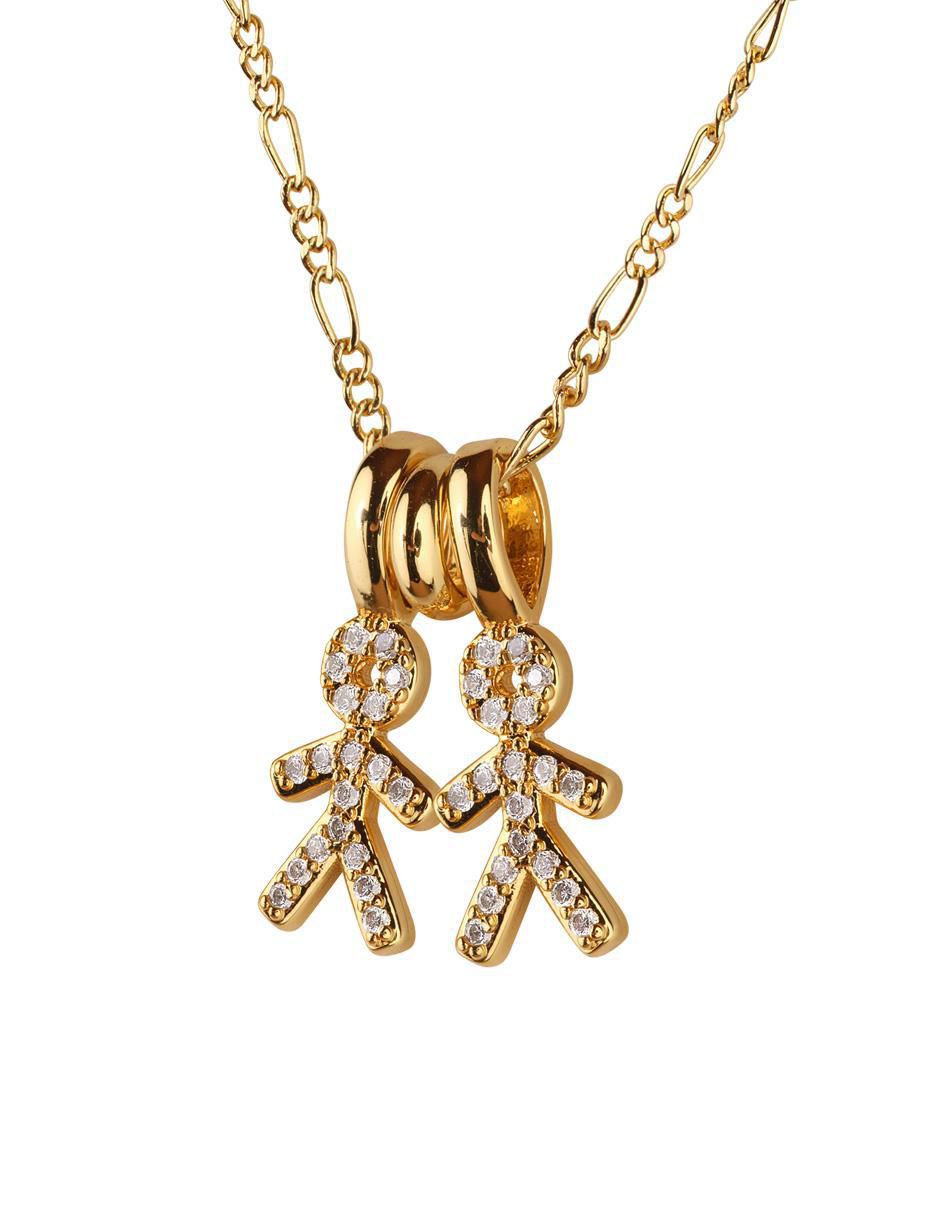Collar niño Darcy con acabado baño de oro 14 K 2