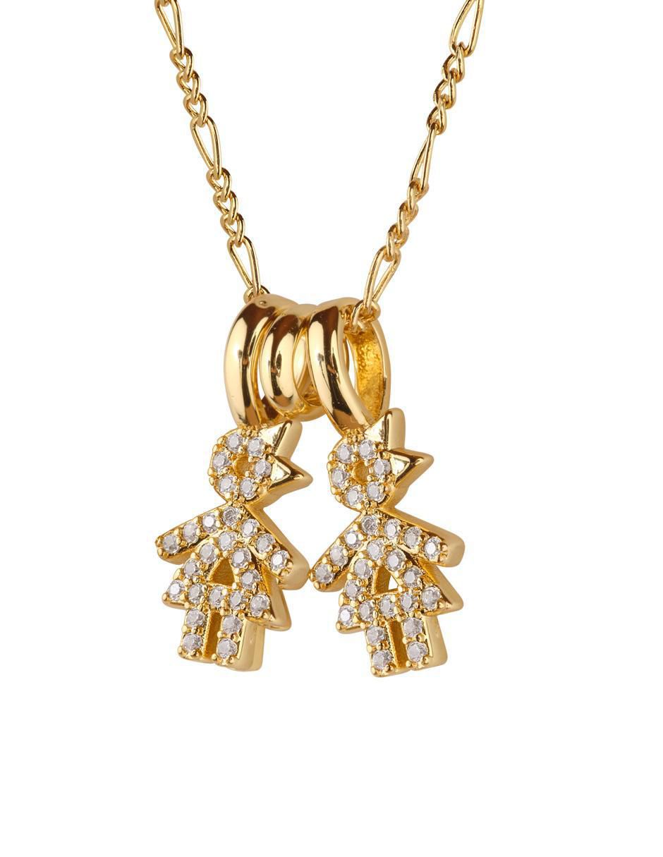 Collar niña Darcy con acabado baño de oro 14 K 3