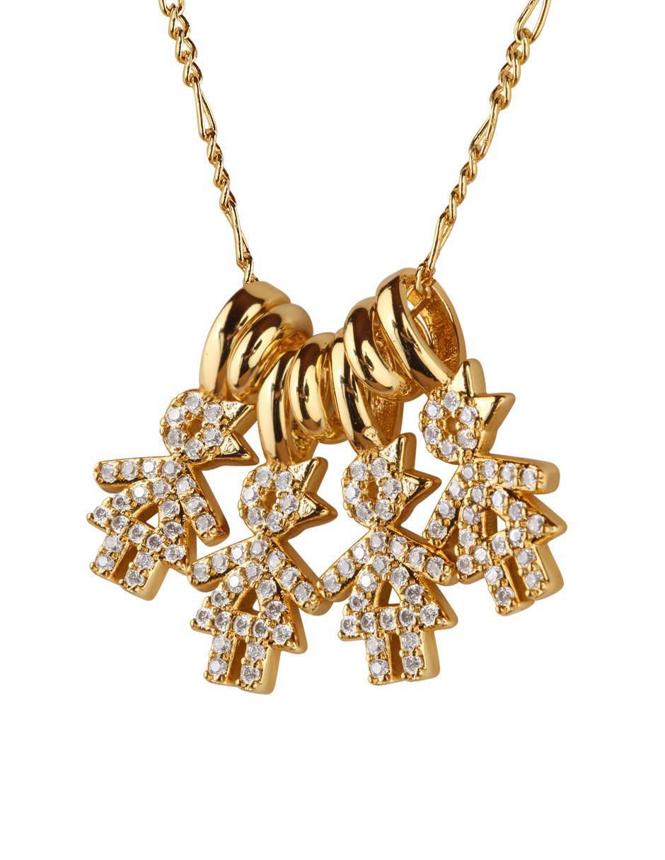Collar niña Darcy con acabado baño de oro 14 K 3