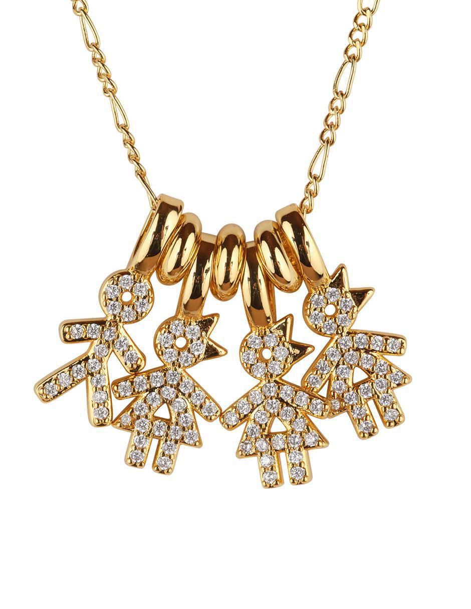 Collar niño Darcy con acabado baño de oro 14 K Collar niño Darcy con acabado baño de oro 14 K