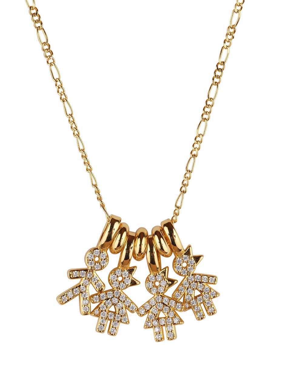 Collar niño Darcy con acabado baño de oro 14 K 2
