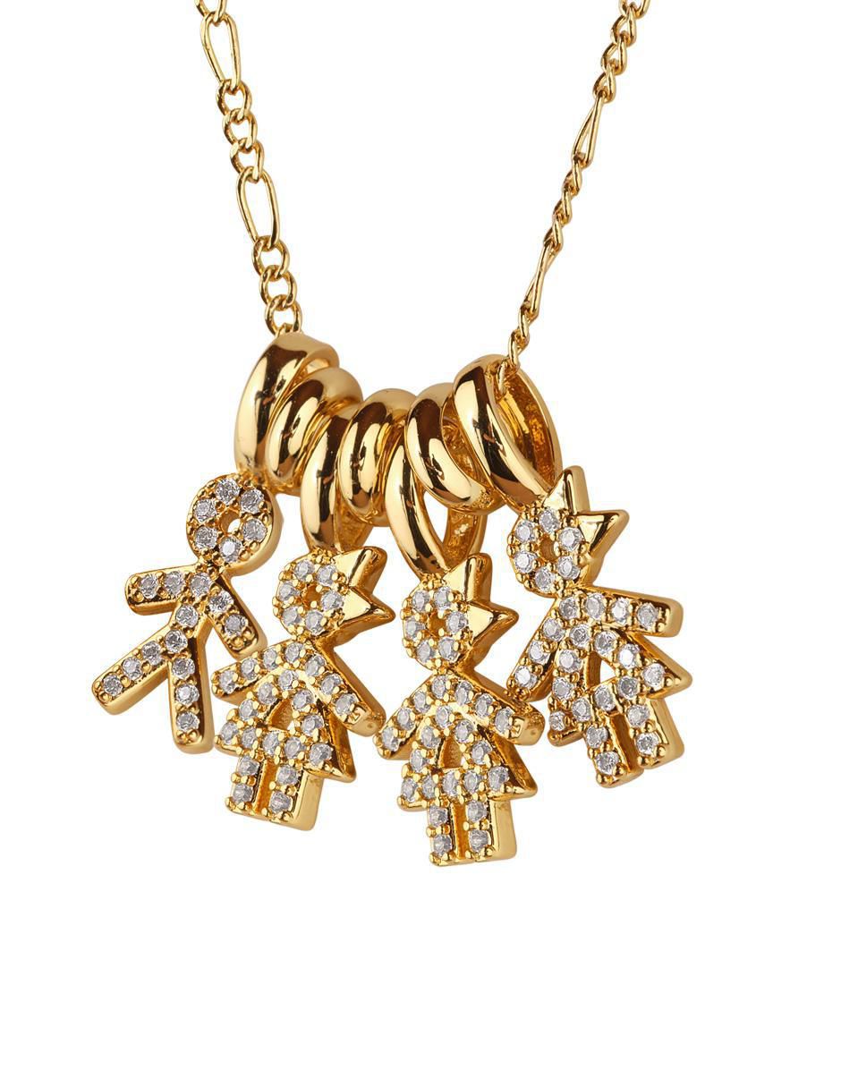 Collar niño Darcy con acabado baño de oro 14 K 3