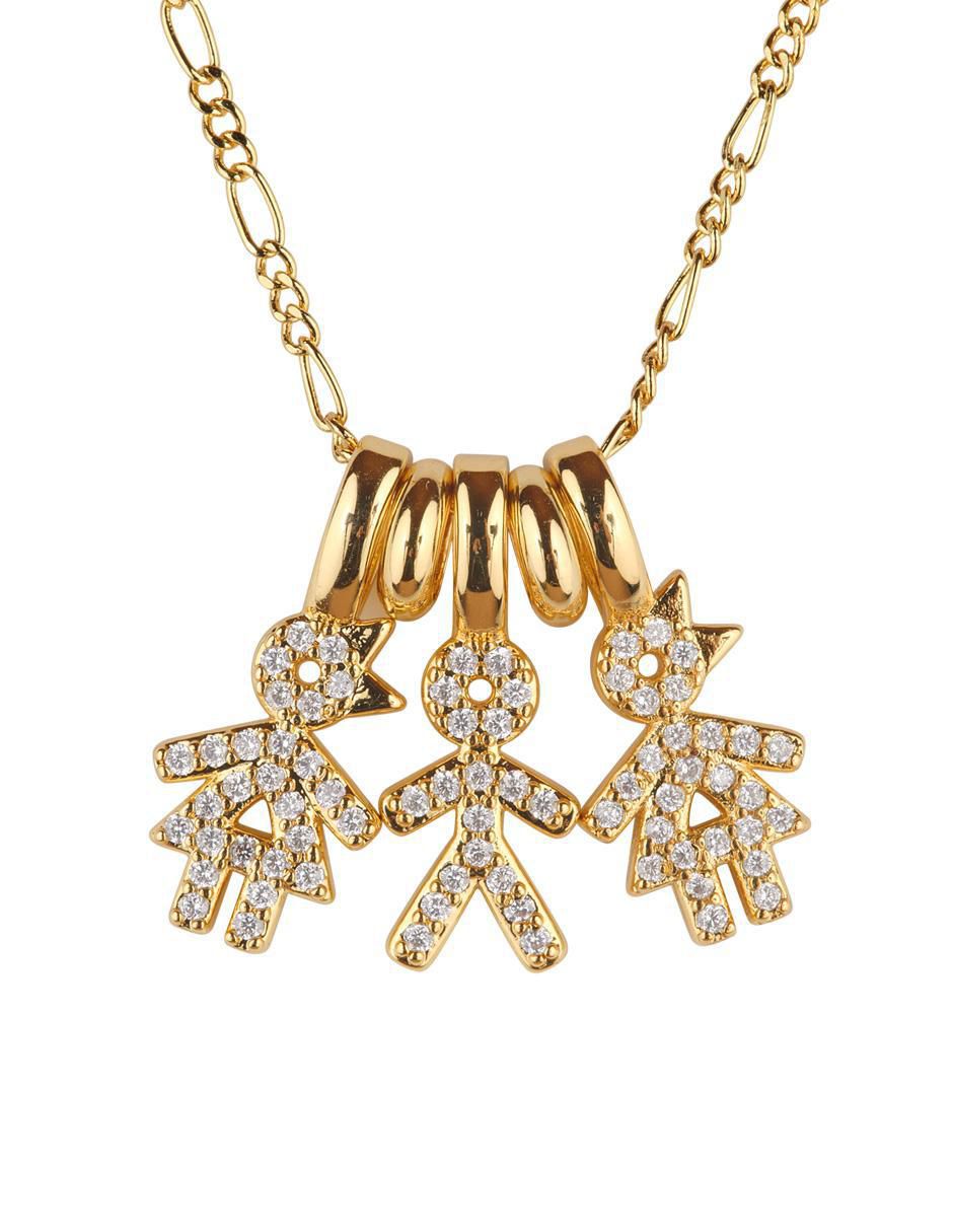 Collar niño Darcy con acabado baño de oro 14 K Collar niño Darcy con acabado baño de oro 14 K