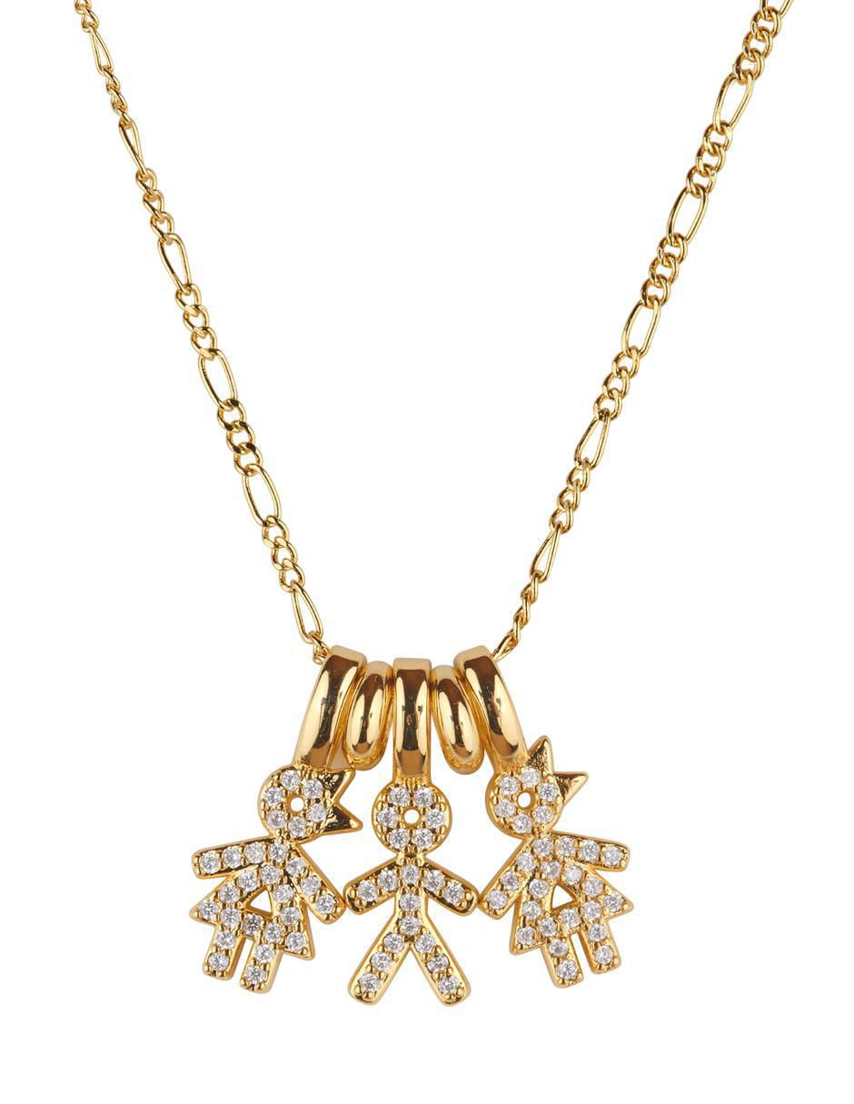 Collar niño Darcy con acabado baño de oro 14 K 2