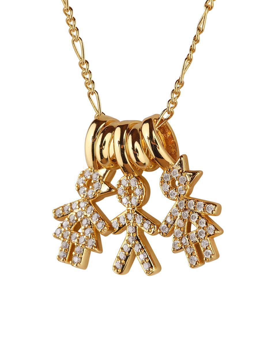 Collar niño Darcy con acabado baño de oro 14 K 3